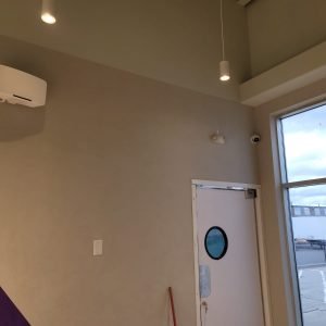 Wall angle camera