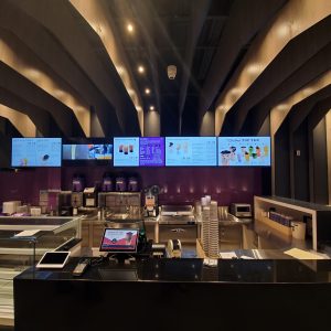 Restaurant display setup