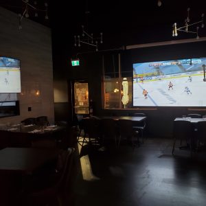 fully equiped restaurant hall