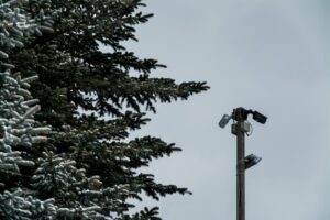 Multiple cameras as part of security camera system installation