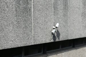 Cameras part of a security camera system installation