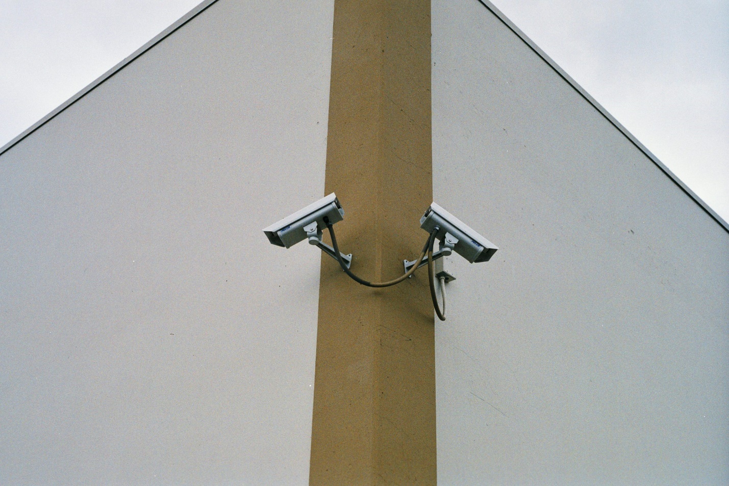 Cameras part of a security camera system installation