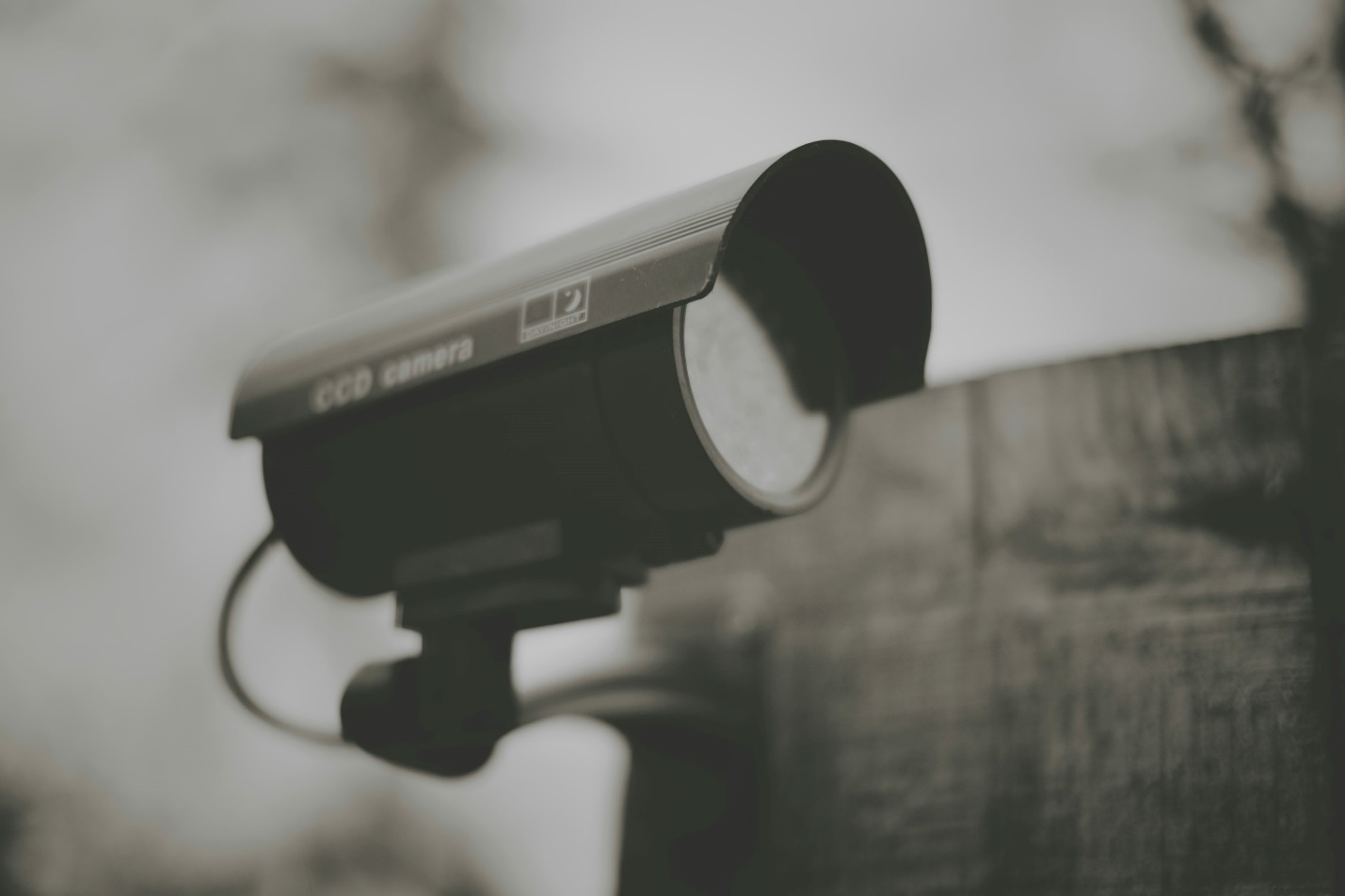 A CCTV surveillance camera installation 