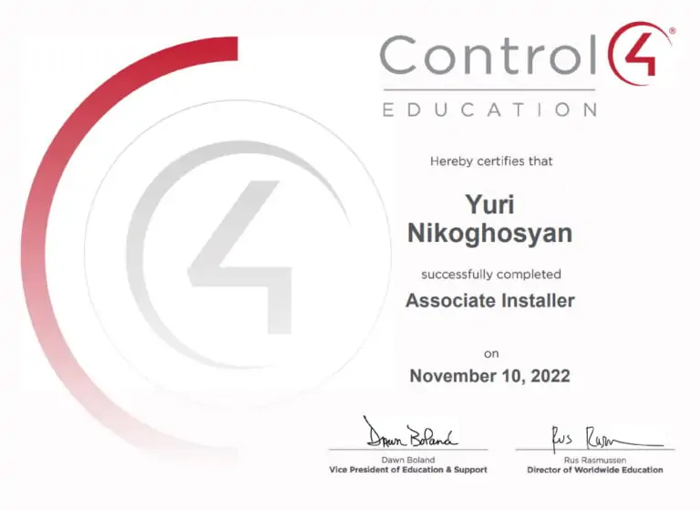 associate installer